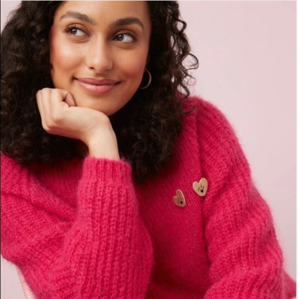 🇫🇷 des petits hauts, hi-lo mohair sweater